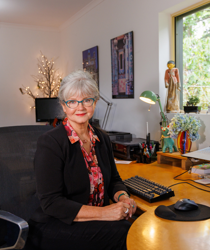 Dr Fiona Kerr in her office 